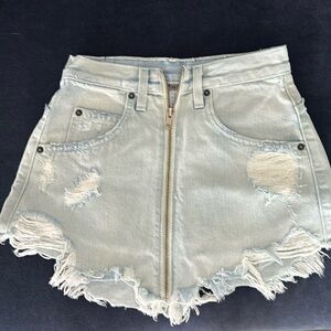 Carmar jean skirt